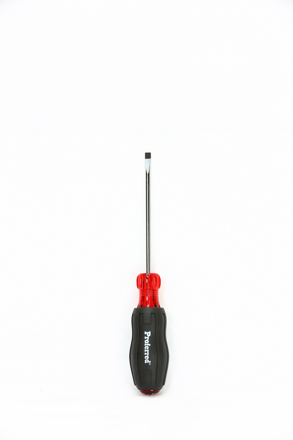 PROFERRED SCREWDRIVER SLOTTED 3/16'' X 4'' RED ACETATE